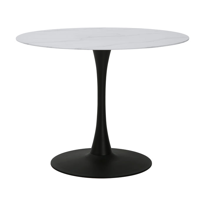 Cosimo Dining Table in Black/White - 5920-39RD* - FAMSA Furniture (TX)