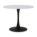 Cosimo Dining Table in Black/White - 5920-39RD* - FAMSA Furniture (TX)