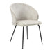 Cosimo Side Chair in Beige/Black - 5920BES - FAMSA Furniture (TX)
