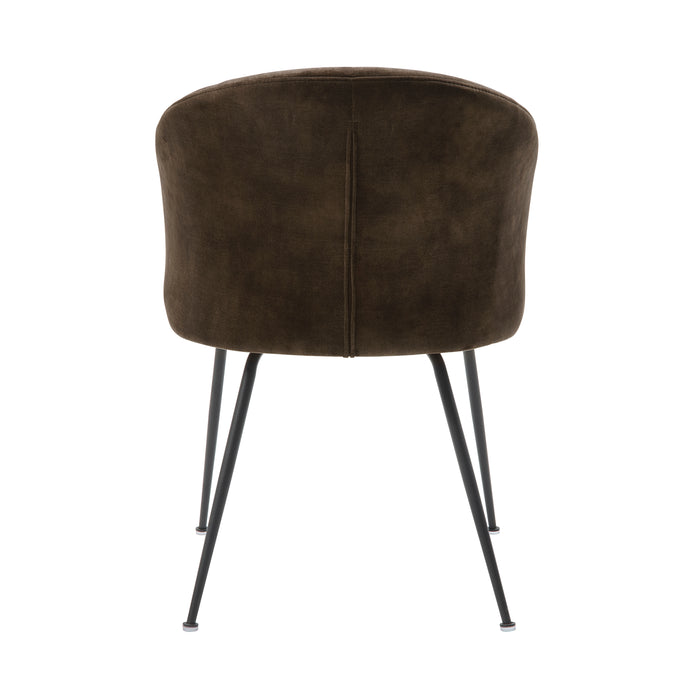Cosimo Side Chair in Black/Brown - 5920BRS - FAMSA Furniture (TX)