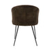 Cosimo Side Chair in Black/Brown - 5920BRS - FAMSA Furniture (TX)