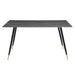 Clemente Dining Table in Black/Gold/Gray - 5921-59* - FAMSA Furniture (TX)