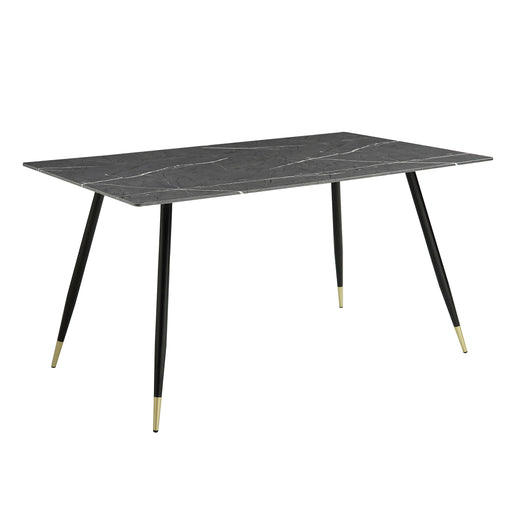 Clemente Dining Table in Black/Gold/Gray - 5921-59* - FAMSA Furniture (TX)
