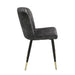 Clemente Side Chair in Black/Gold/Gray - 5921S - FAMSA Furniture (TX)