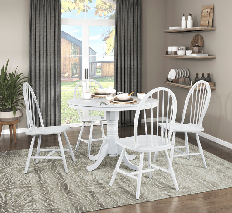 Shelby Side Chair in White - 5923WS - FAMSA Furniture (TX)