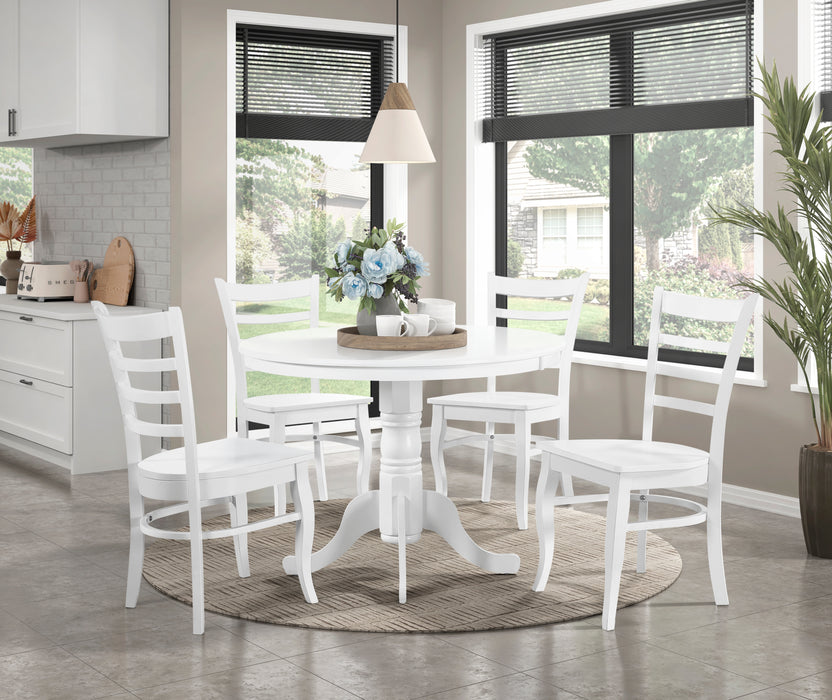 Bonnie Side Chair in White - 5924WS - FAMSA Furniture (TX)
