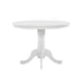 Shelby Dining Table in White - 5923W-39RD* - FAMSA Furniture (TX)