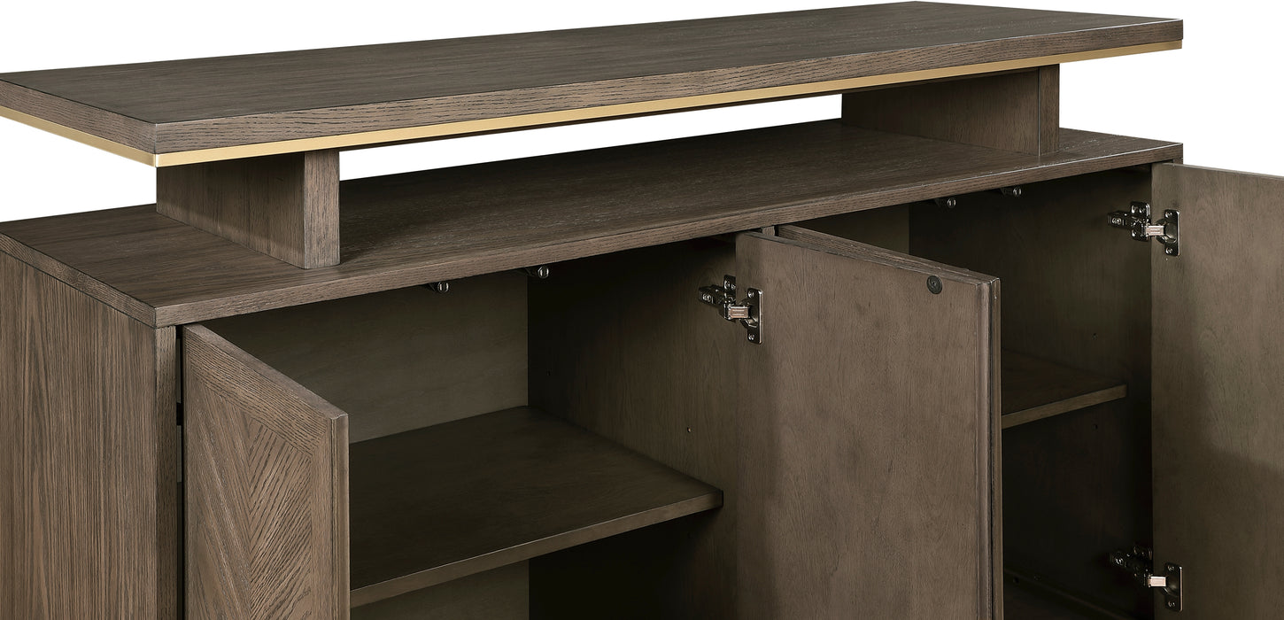 Griffin Server in Brown/Gold - 5933-40 - FAMSA Furniture (TX)