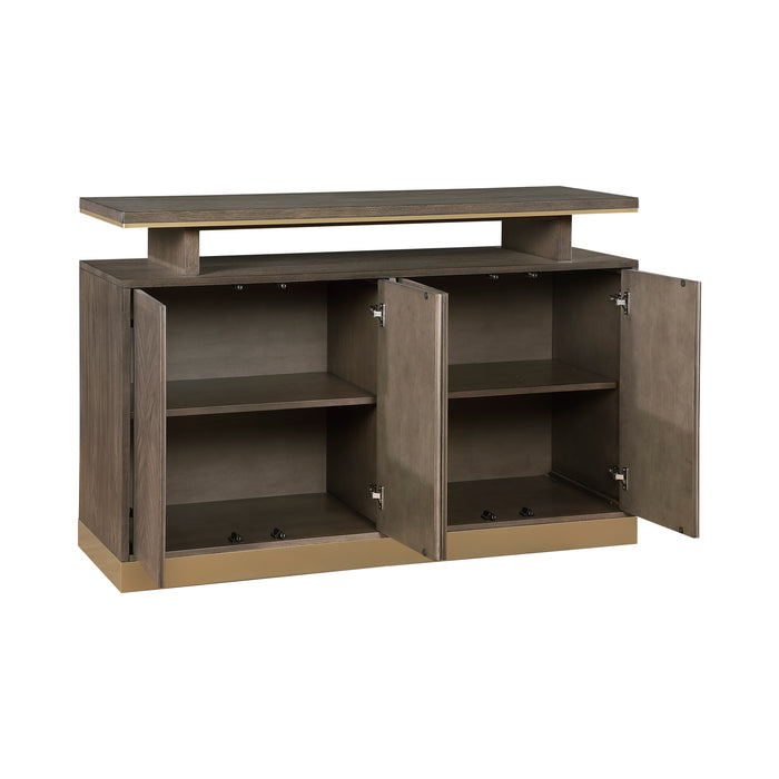 Griffin Server in Brown/Gold - 5933-40 - FAMSA Furniture (TX)