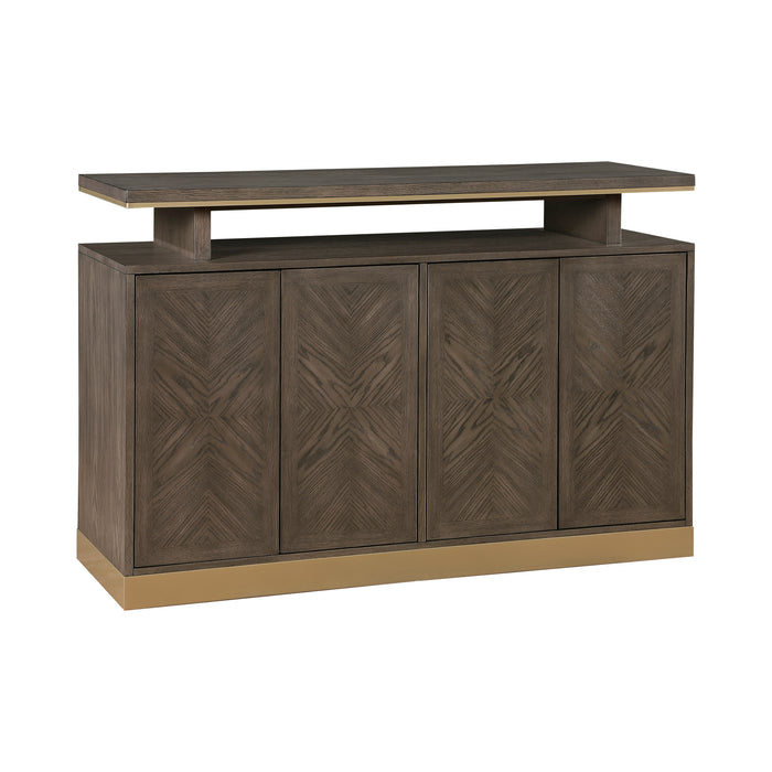 Griffin Server in Brown/Gold - 5933-40 - FAMSA Furniture (TX)