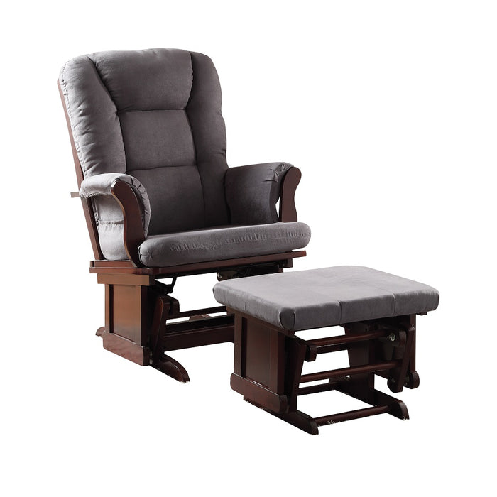 Aeron Glider Chair & Ottoman - Image 6