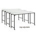 Sumter Over The Bed Desk in Black/White - 5963WH-22 - FAMSA Furniture (TX)