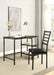 Madigan Writing Desk and Chair in Black/Brown - 4514-15 - FAMSA Furniture (TX)