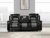 SH8890BLK-3 Reclining Sofa W/Drop Down Tbl image