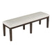 Victoria Bench in Beige,Espresso - 6023-13 - FAMSA Furniture (TX)