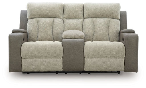WhipLash Power Reclining Loveseat with Console - FAMSA Furniture (TX)