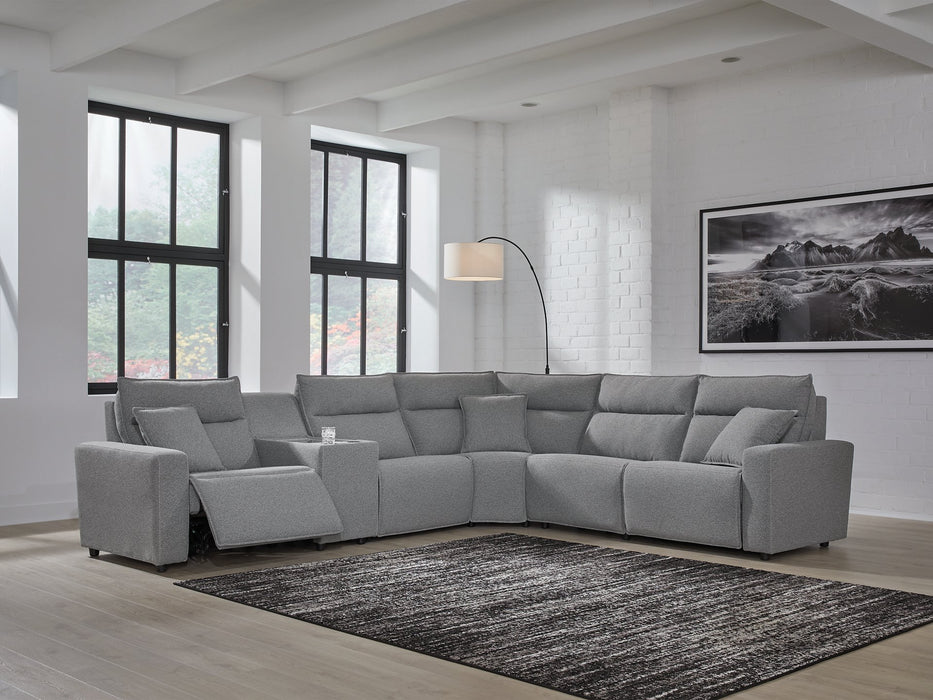 Modmax Reclining Sectional with Console - FAMSA Furniture (TX)