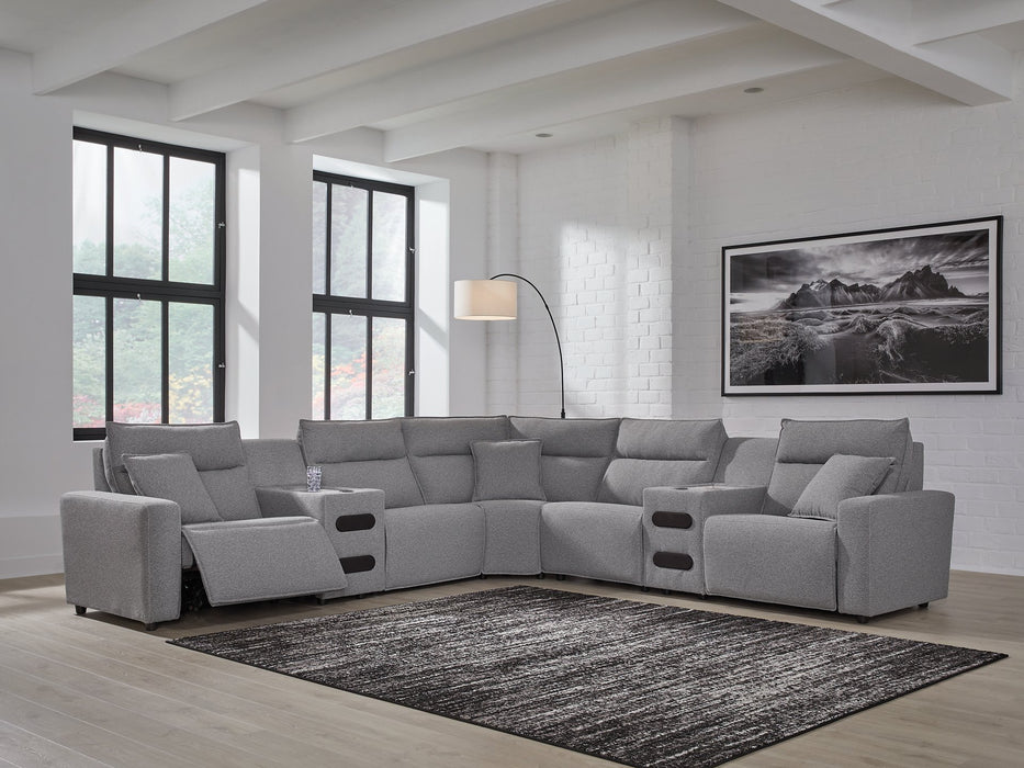 Modmax II Power Reclining Sectional with Audio Consoles - FAMSA Furniture (TX)