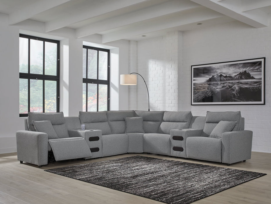 Modmax Power Reclining Sectional with Chaise - FAMSA Furniture (TX)