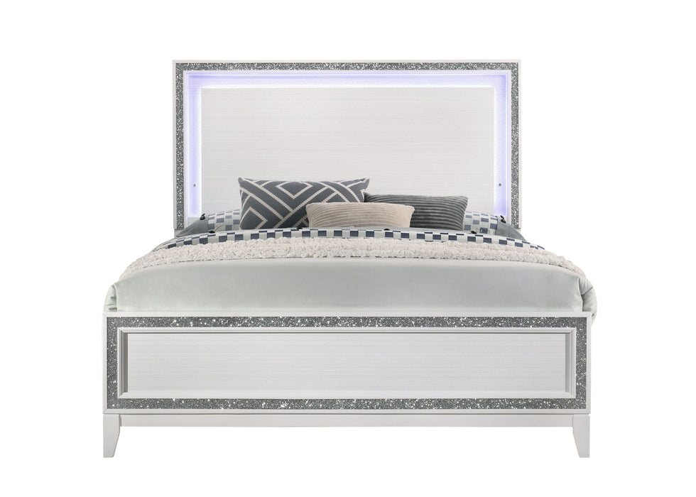 Haiden Eastern King Bed w/LED - Image 7