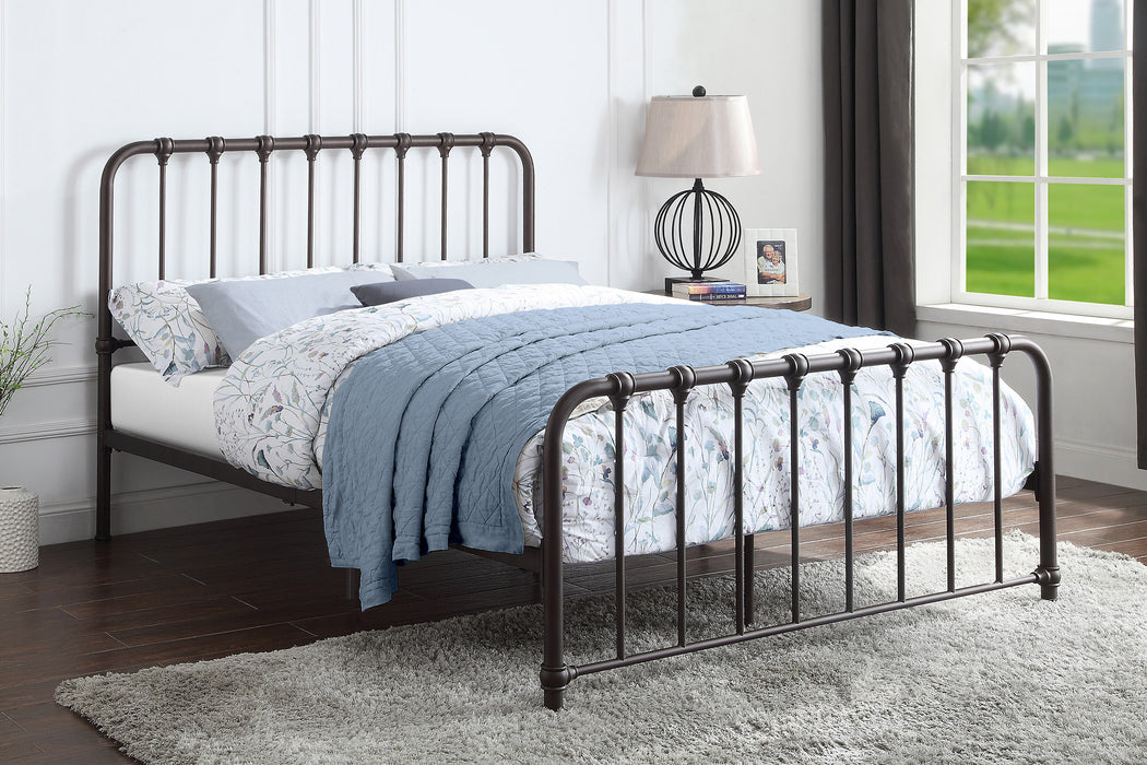 Bethany Full Platform Bed in Dark Bronze - 1571DZF-1 - FAMSA Furniture (TX)