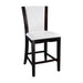 Daisy 5pc Set (TB+4S) in Espresso/Transparent/White - 710-36SQ*5W - FAMSA Furniture (TX)