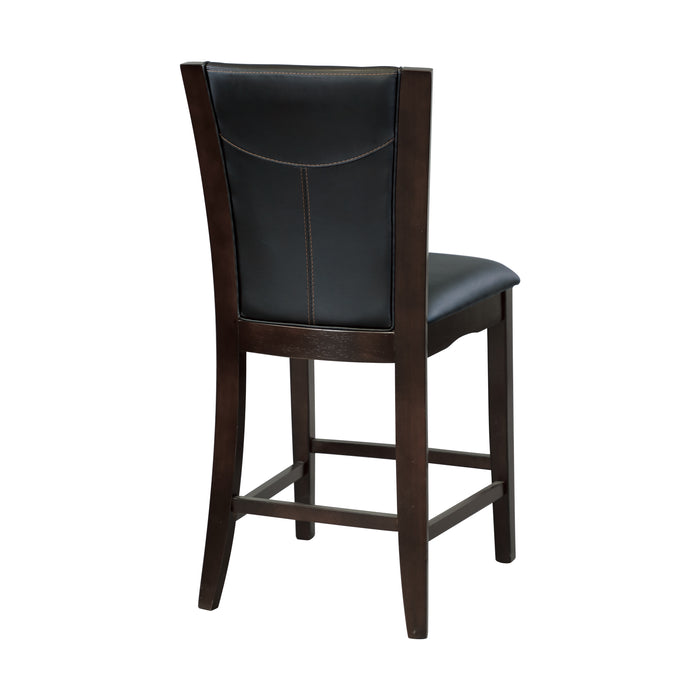 Daisy 5pc Set (TB+4S) in Brown/Espresso/Transparent - 710-36RD48*5 - FAMSA Furniture (TX)
