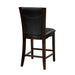 Daisy Counter Height Chair, Dark Brown Bi-Cast Vinyl in Brown/Espresso - 710-24 - FAMSA Furniture (TX)