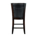 Daisy 5pc Set (TB+4S) in Brown/Espresso/Transparent - 710-36RD48*5 - FAMSA Furniture (TX)