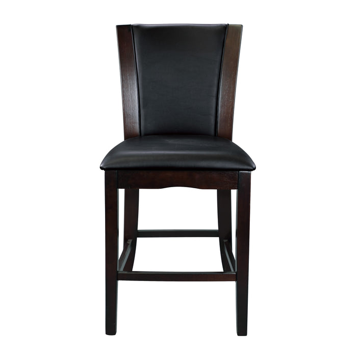 Daisy 5pc Set (TB+4S) in Brown/Espresso/Transparent - 710-36RD48*5 - FAMSA Furniture (TX)