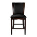 Daisy Counter Height Chair, Dark Brown Bi-Cast Vinyl in Brown/Espresso - 710-24 - FAMSA Furniture (TX)