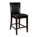 Daisy Counter Height Chair, Dark Brown Bi-Cast Vinyl in Brown/Espresso - 710-24 - FAMSA Furniture (TX)