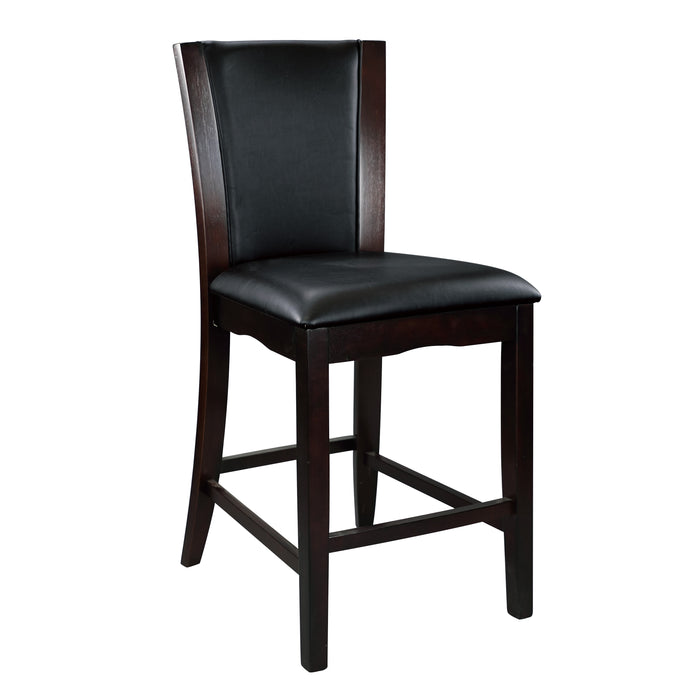 Daisy 5pc Set (TB+4S) in Brown/Espresso/Transparent - 710-36RD48*5 - FAMSA Furniture (TX)