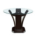 Daisy 5pc Set (TB+4S) in Espresso/Transparent/White - 710-36RD48*5W - FAMSA Furniture (TX)
