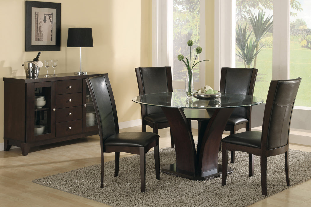 Daisy Side Chair in Espresso/Brown - 710S - FAMSA Furniture (TX)