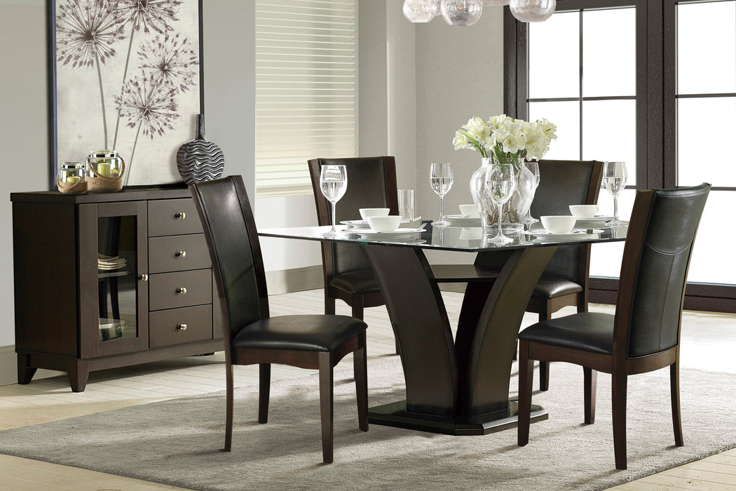 Daisy Side Chair in Espresso/Brown - 710S - FAMSA Furniture (TX)