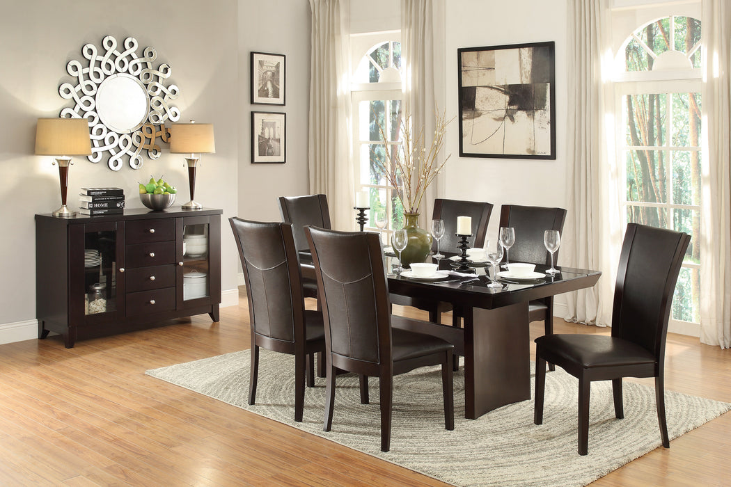 Daisy Side Chair in Espresso/Brown - 710S - FAMSA Furniture (TX)
