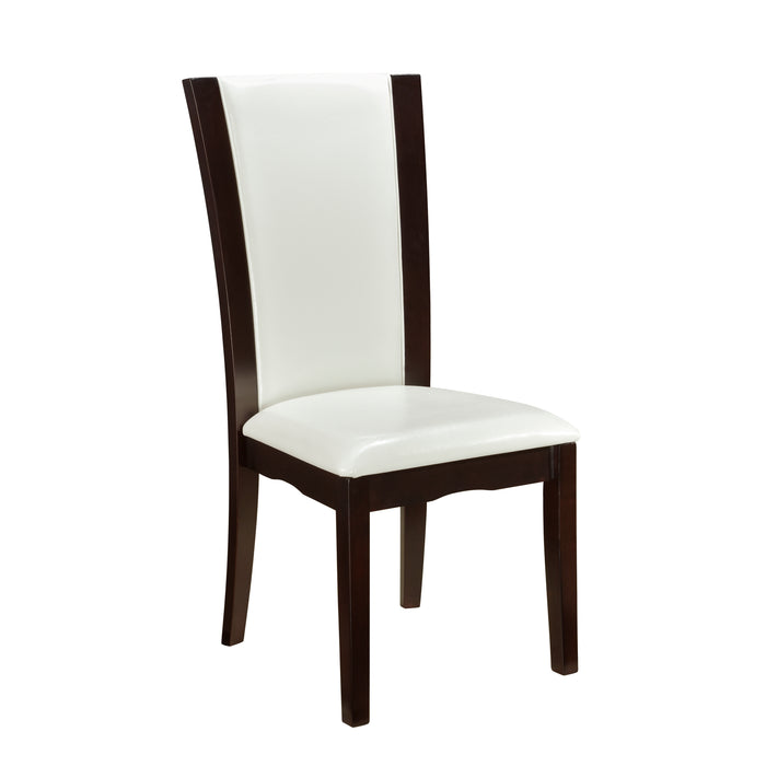 Daisy Side Chair in Espresso/White - 710WS - FAMSA Furniture (TX)