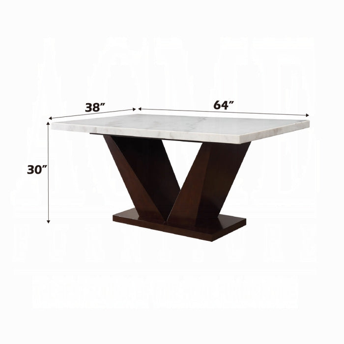 Forbes Dining Table With Marble Top - FAMSA Furniture (TX)