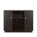 Hazen Server w/Wine Rack & Cup Holder - Image 2