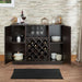 Hazen Server w/Wine Rack & Cup Holder - Image 7