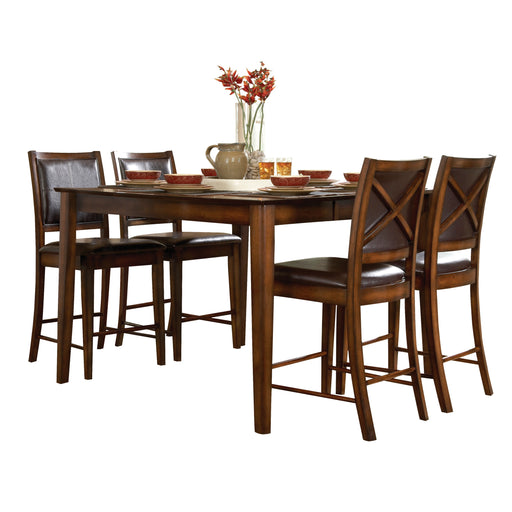 Verona 5pc Set (TB+4S) in Brown - 727-36*5 - FAMSA Furniture (TX)