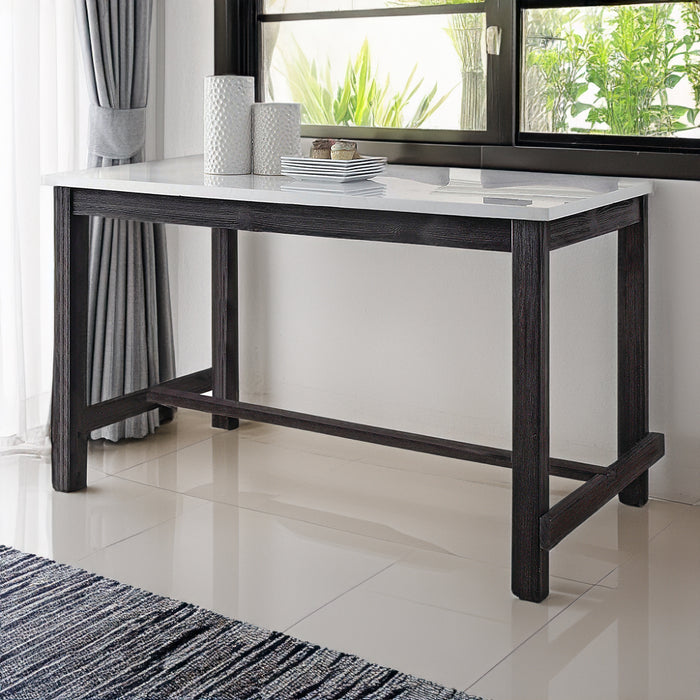 Counter Height Table w/Natrual Marble Top