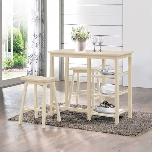 3Pc Counter Height Set
