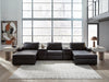 Modmax II Double Chaise Sectional with Audio Consoles - FAMSA Furniture (TX)