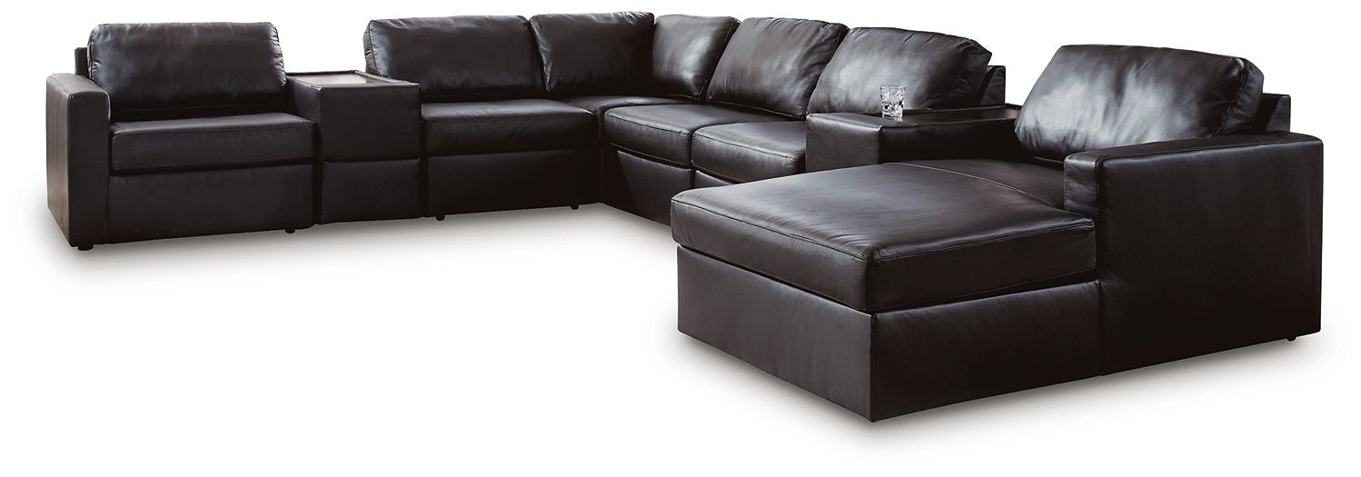 Modmax II Sectional with Chaise and Storage Consoles - FAMSA Furniture (TX)