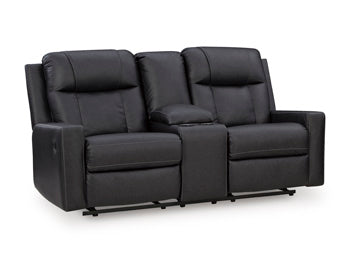 Mackmenville Reclining Loveseat with Console - FAMSA Furniture (TX)