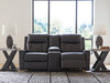 Mackmenville Reclining Loveseat with Console - FAMSA Furniture (TX)