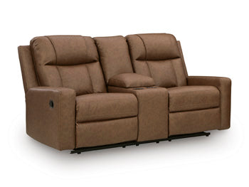 Mackmenville Reclining Loveseat with Console - FAMSA Furniture (TX)