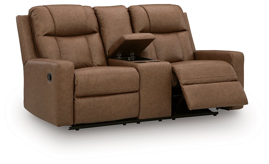 Mackmenville Reclining Loveseat with Console - FAMSA Furniture (TX)